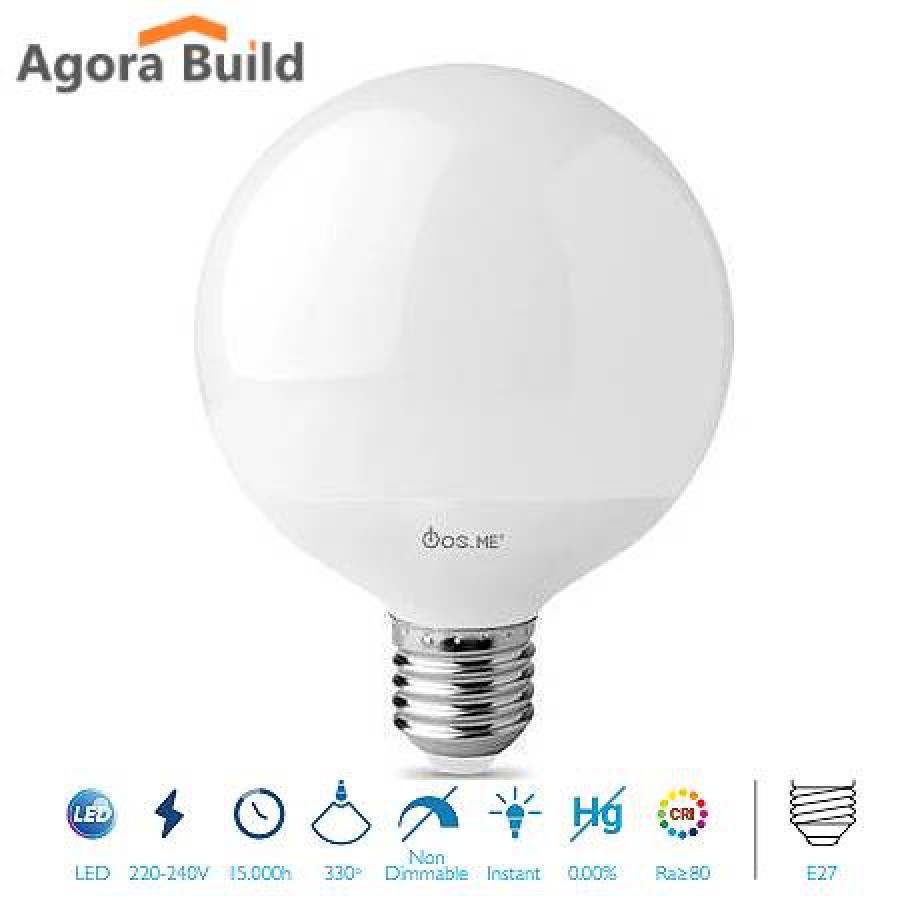 LED G120 GLOBO 18W Ε27 4000K 1500LM 330' Ø120X155mm