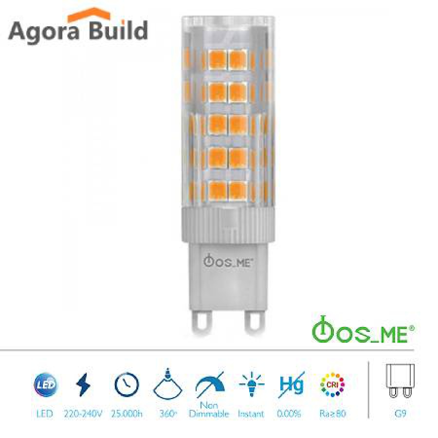LED G9 CLASSIC 4W 340LM 6500K 360o Φ15 Χ 50mm