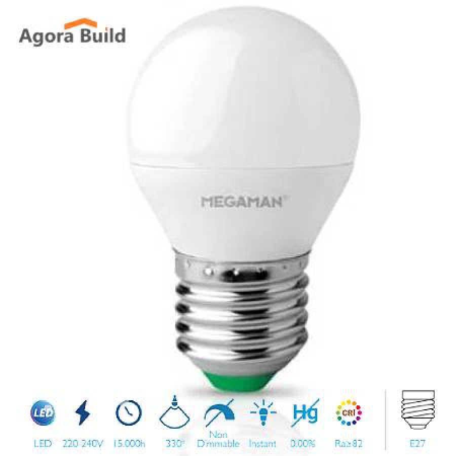 LED G45 CLASSIC 4W Ε27 4000K 280LM 330' Ø45X79mm