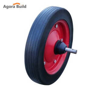 Τροχός συμπαγής με μεταλλική ζάντα No85