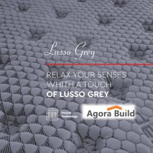 Cosmostrom LussoGrey 160x190x30cm