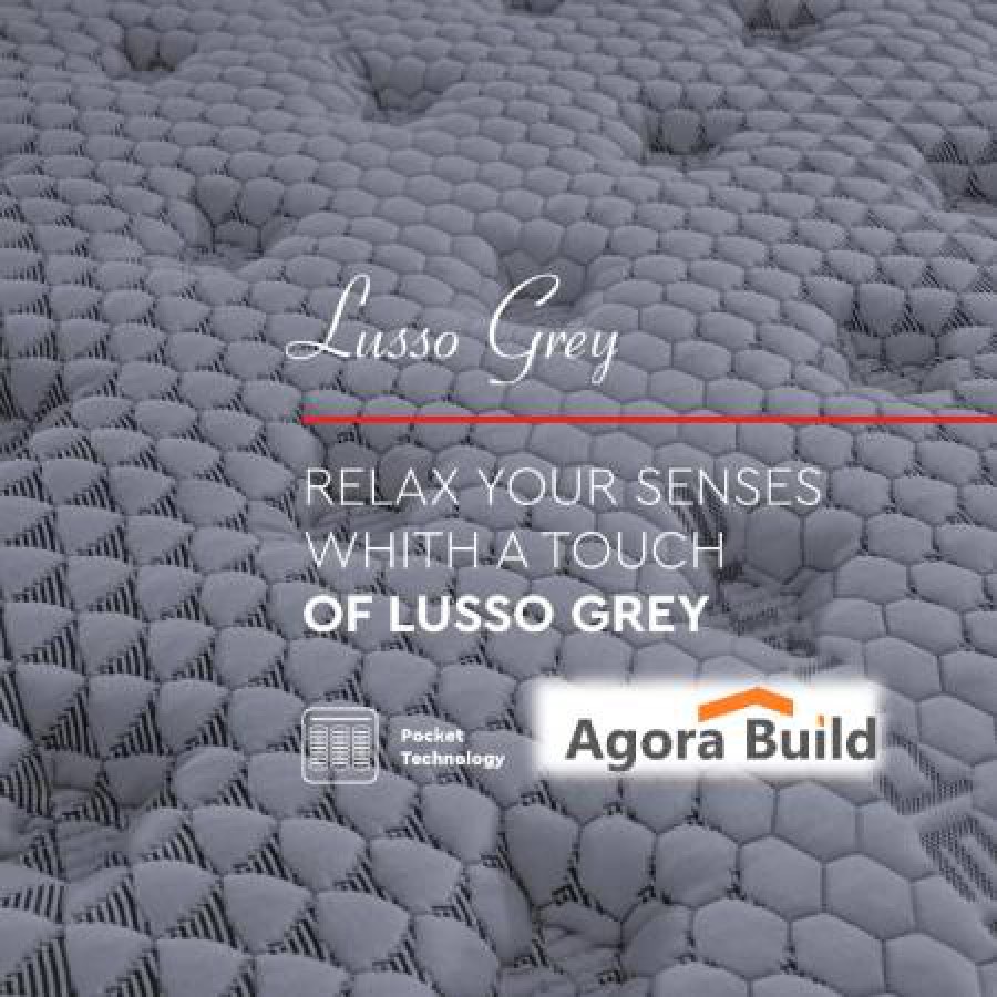 Cosmostrom LussoGrey 160x190x30cm