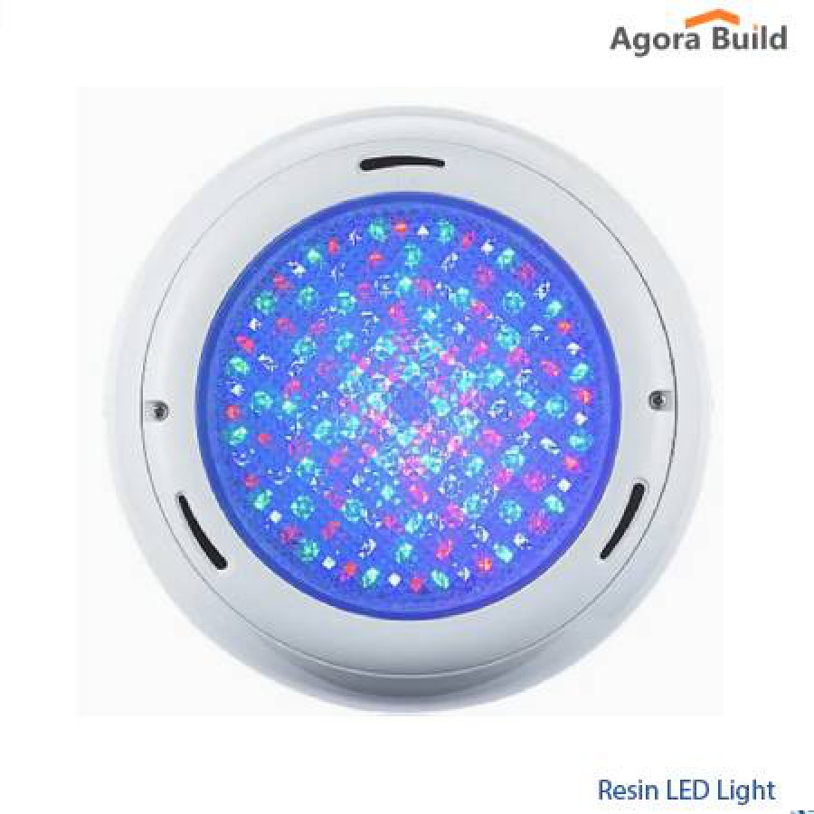 Φωτιστικό πισίνας Resin 12w/12v Led light cool RGB 9modes