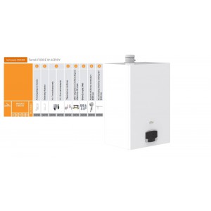 Ferroli Bluehelix Alpha 28C Επιτοίχιος Λέβητας Συμπύκνωσης Αερίου με Καυστήρα 24075kcal/h