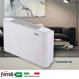 Ferroli Jolly Top 3V VM 150 Fan Coil 1.65/1.85kW Δαπέδου 79x20x49.5cm Λευκό