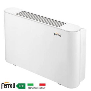 Ferroli Jolly Top 3V VM 150 Fan Coil 1.65/1.85kW Δαπέδου 79x20x49.5cm Λευκό