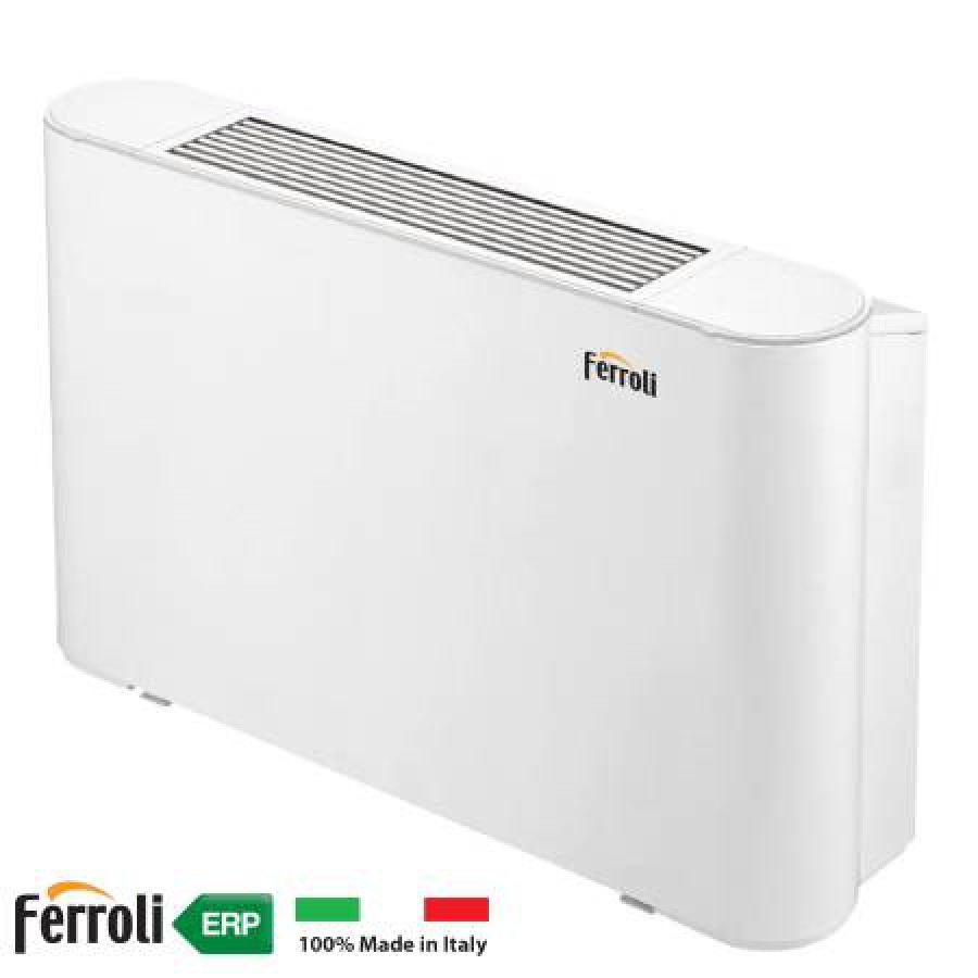 Ferroli Jolly Top 3V VM 150 Fan Coil 1.65/1.85kW Δαπέδου 79x20x49.5cm Λευκό