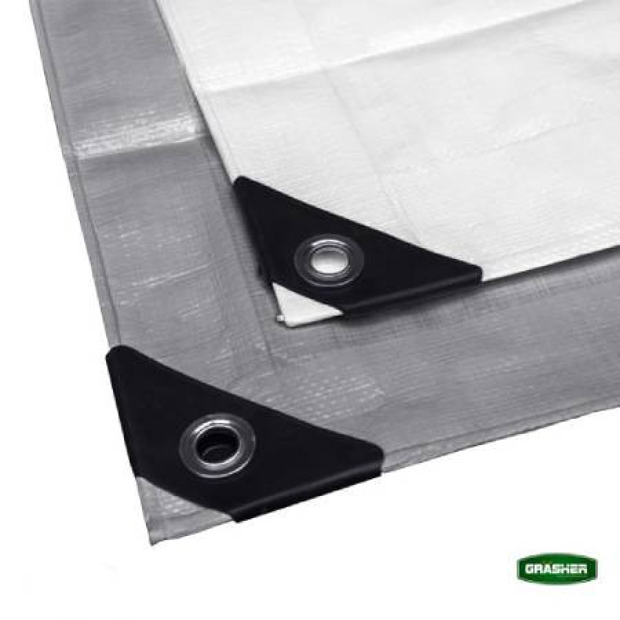 Αδιάβροχος 5x10m Μουσαμάς - Τέντα 120gr/m² GRASHER Με Κρίκους