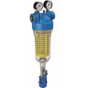 ΑΥΤΟΚΑΘΑΡΙΖΟΜΕΝΟ ΦΙΛΤΡΟ ΝΕΡΟΥ HYDRA M 1 1/4″ ΜΟΝΟ ΜΕ ΑΝΟΞΕΙΔΩΤΗ ΣΙΤΑ RAH 90μm & ΜΑΝΟΜΕΤΡΑ ATLAS FILTRI
