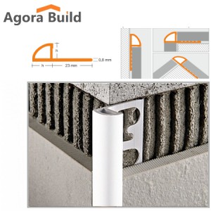 ΠΡΟΦΙΛ PVC ΛΕΥΚΟ H=10mm - 2.5m