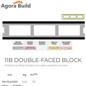 ΕΜΦΑΝΕΣ 11 Double Side ΜΠΛΟΚΙ ΕΠΕΝΔΥΣΗΣ 50x11.2 x H=20