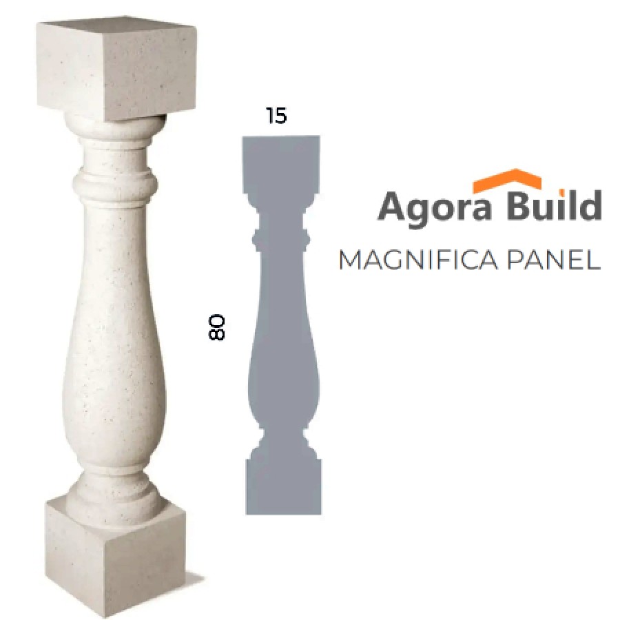 Διαχωριστικό Magnifica 15x15 H=80
