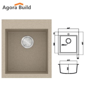 SANITEC 813 Νεροχύτης ULTRA GRANITE 