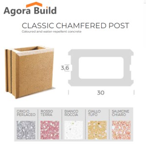 Κολώνα Διαχωριστικού  30x17x30