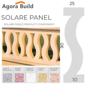 Διαχωριστικό Solare 25x10 H=60
