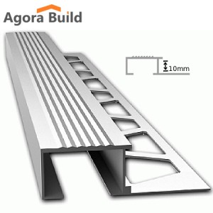 ΠΡΟΦΙΛ ΣΚΑΛΟΠΑΤΙΟΥ ΑΛΟΥΜΙΝΙΟΥ 10mm MAT