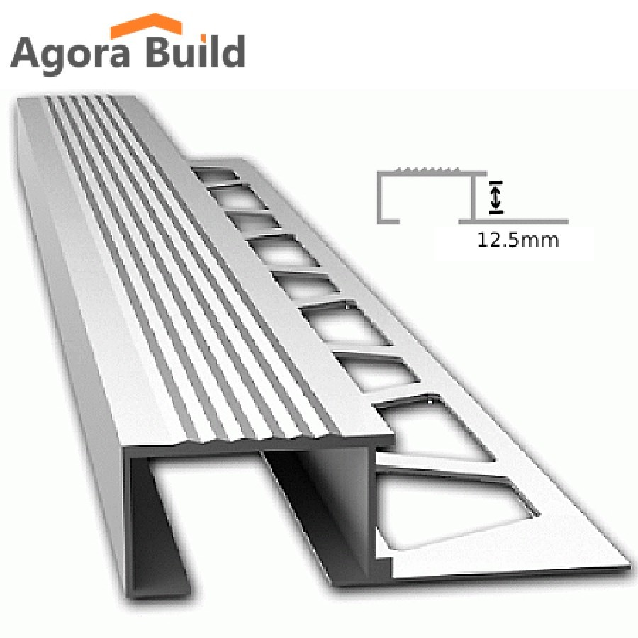 ΠΡΟΦΙΛ ΣΚΑΛΟΠΑΤΙΟΥ ΑΛΟΥΜΙΝΙΟΥ 12mm MAT