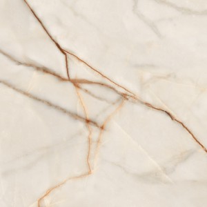 ROSETTE BEIGE GLOSSY 600 X 600