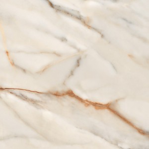 ROSETTE BEIGE GLOSSY 600 X 600