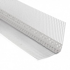 Γωνιόκρανο PVC με υαλόπλεγμα 10+10cm, Μήκος 2,5m