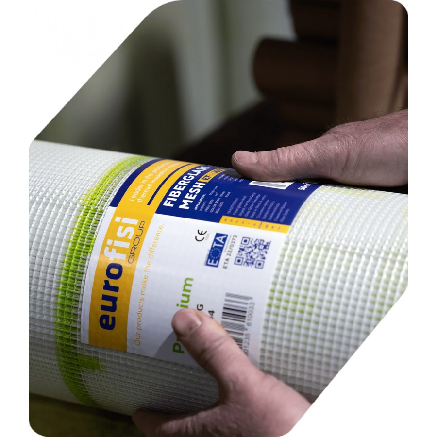 Υαλόπλεγμα θερμοπροσοψης με Αντιαλκαλική Προστασία Eurofisi 160gr