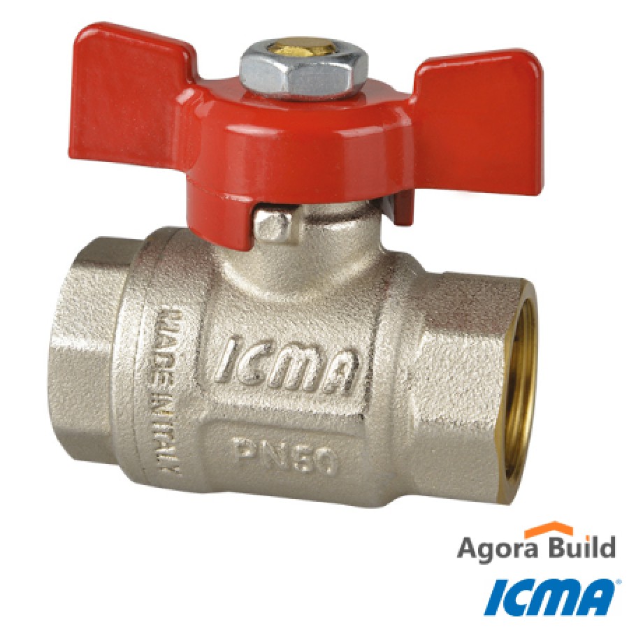 ΣΦΑΙΡΙΚΟΣ ΚΡΟΥΝΟΣ Θ.Θ. 1+1/4" ΠΕΤΑΛΟΥΔΑ ICMA