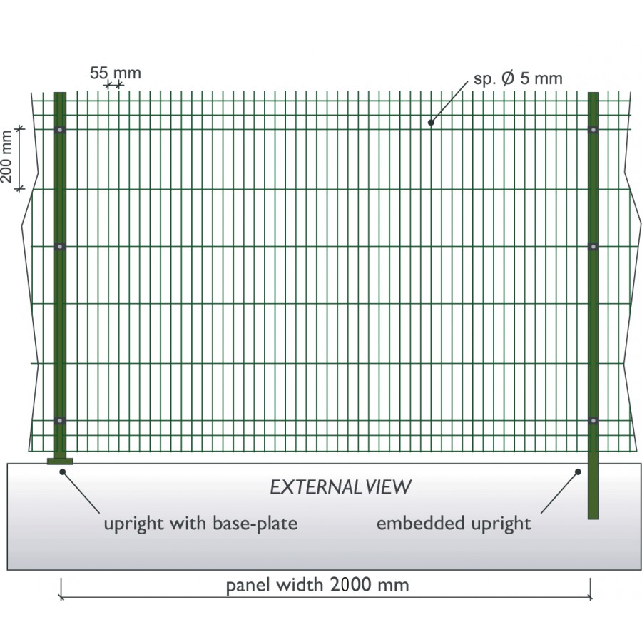 ΠΑΝΕΛ ΠΕΡΙΦΡΑΞΗΣ DELUXE 830 X 2000
