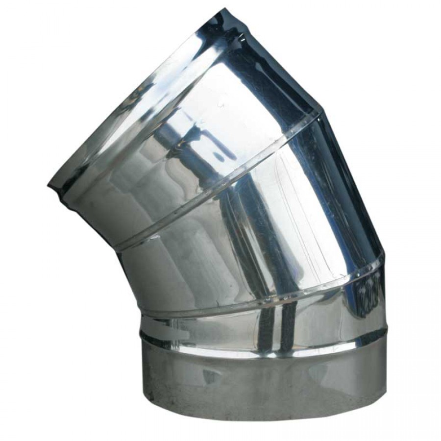 ΓΩΝΙΑ ΚΑΜΙΝΑΔΑΣ ΙΝΟΧ Φ 180 45ο