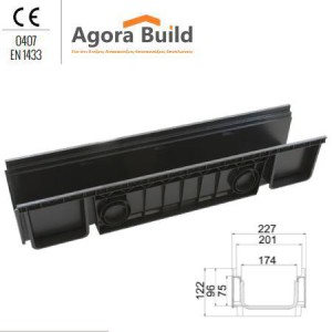 ΚΑΝΑΛΕΤΟ ΑΠΟΣΤΡΑΓΓΙΣΗΣ Top 100 x 20 x H7.5