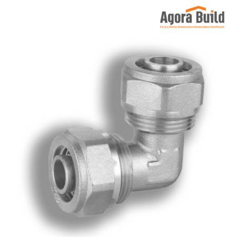 ΓΩΝΙΑ ΔΙΠΛΗ Φ20 Χ 20 Χ 2 ΠΟΛΥΣΤΡΩΜΑΤΙΚΗΣ