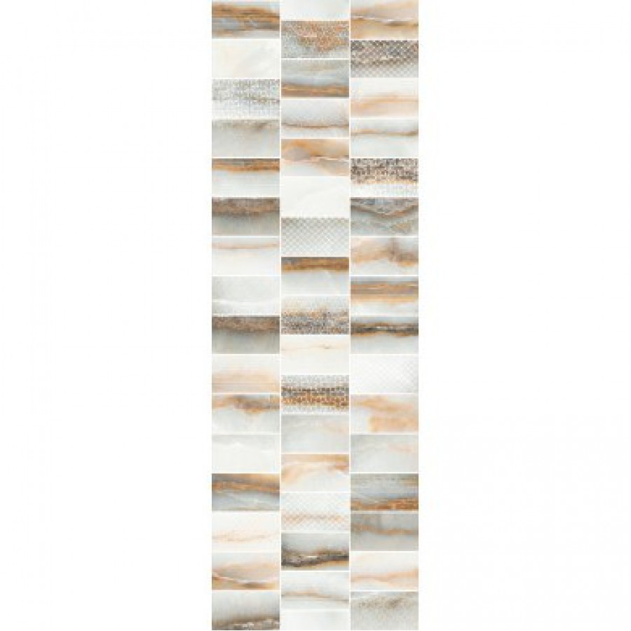 GOLDIE MIX WHITE 24.4 X 74.4 R Glossy Decoration