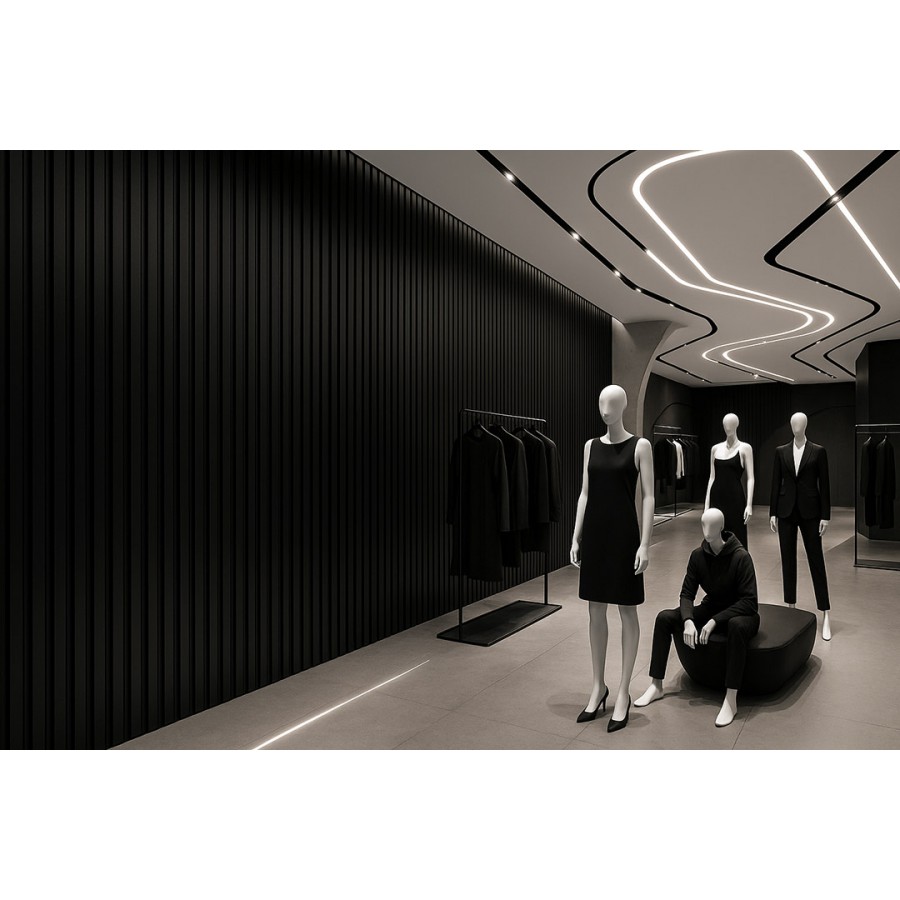 PS PANEL RESIDENCE 10 ΜΕ 3D ΠΗΧΑΚΙΑ 21/122 mm BLACK