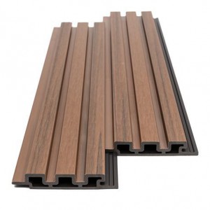 WPC PANEL TEAK 5510 2ης ΓΕΝΙΑΣ ΜΕ 3D ΠΗΧΑΚΙΑ 25/147.5mm 