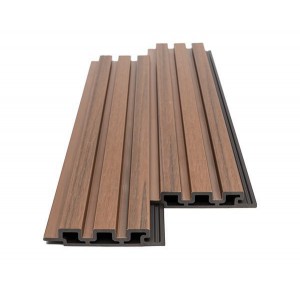 WPC PANEL TEAK 5510 2ης ΓΕΝΙΑΣ ΜΕ 3D ΠΗΧΑΚΙΑ 25/147.5mm 