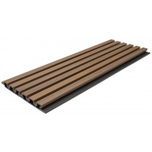WPC PANEL TEAK 5510 2ης ΓΕΝΙΑΣ ΜΕ 3D ΠΗΧΑΚΙΑ 25/147.5mm 