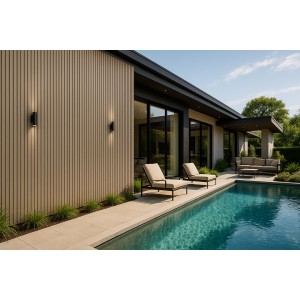 WPC PANEL ANTIQUE 5520 2ης ΓΕΝΙΑΣ ΜΕ 3D ΠΗΧΑΚΙΑ 25/147.5mm 