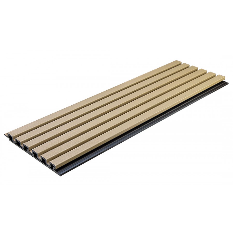 WPC PANEL LIGHT OAK 5550 2ης ΓΕΝΙΑΣ ΜΕ 3D ΠΗΧΑΚΙΑ 25/147.5mm 