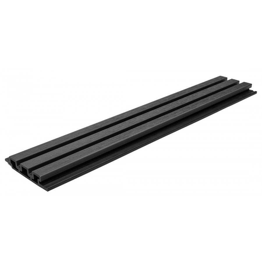 WPC PANEL D.GREY 5570 2ης ΓΕΝΙΑΣ ΜΕ 3D ΠΗΧΑΚΙΑ 25/147.5mm 