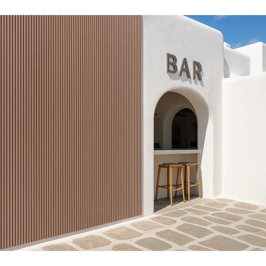 WPC PANEL OAK 5580 2ης ΓΕΝΙΑΣ ΜΕ 3D ΠΗΧΑΚΙΑ 25/147.5mm