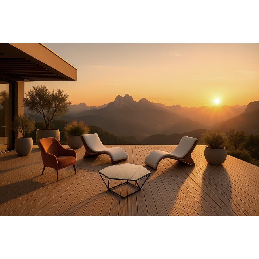 DECK-WPC ΔΑΠΕΔΟΥ 25/145mm L.BROWN 40