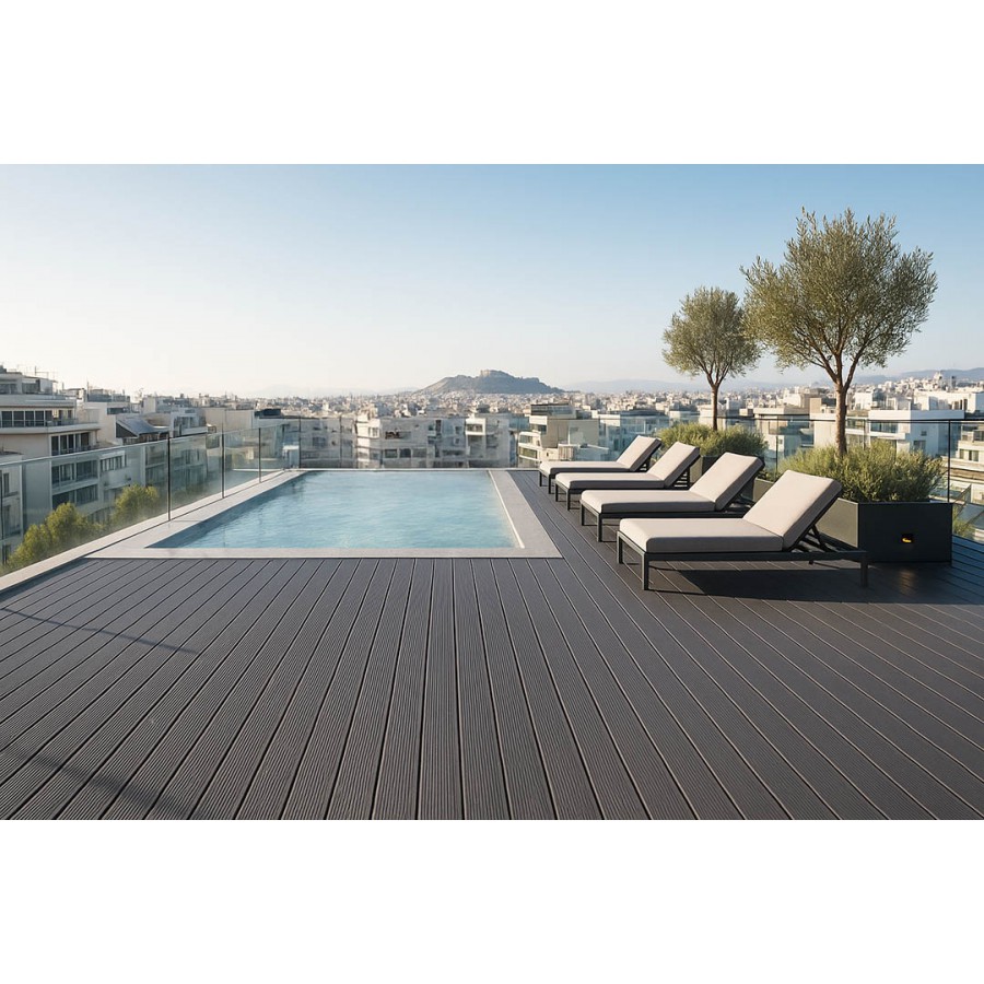 DECK-WPC ΔΑΠΕΔΟΥ 25/145mm D.GREY 50