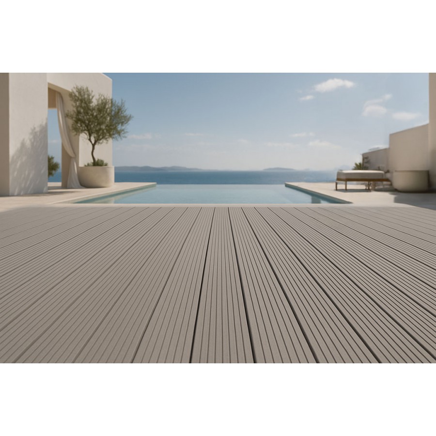 DECK-WPC ΔΑΠΕΔΟΥ 25/145mm L.GREY 180