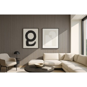 PS PANEL PIANO 02/116 ΜΕ 3D ΠΗΧΑΚΙΑ 12/122/2900mm GREY OAK/RUST