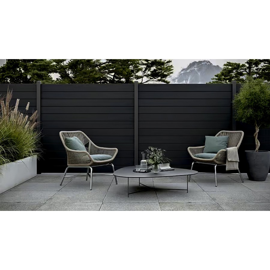 WPC ΠΕΡΙΦΡΑΞΗΣ PRIVE 20/120mm D.GREY 6050