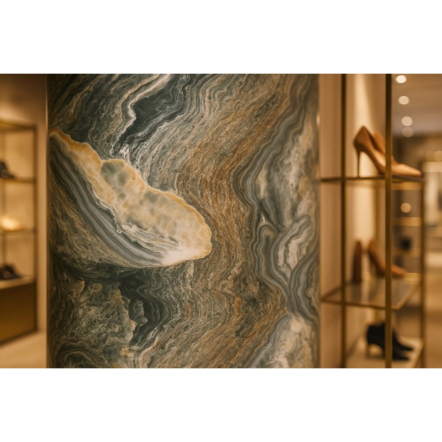 PVC MEGA PANEL 2.8/1220/2800mm ONYX GREEN 901