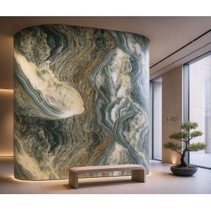 PVC MEGA PANEL 2.8/1220/2800mm ONYX GREEN 901