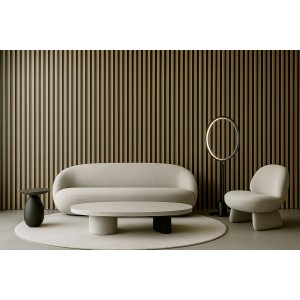 PS PANEL RESIDENCE F4 ΜΕ 3D ΠΗΧΑΚΙΑ 21/122 mm NAT.OAK/BLACK