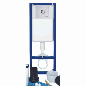 Καζανάκι Εντοιχισμού με Frontpanel Control & Inox Button