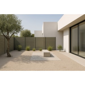 WPC ΠΕΡΙΦΡΑΞΗΣ 20/120mm OLIVE 50170