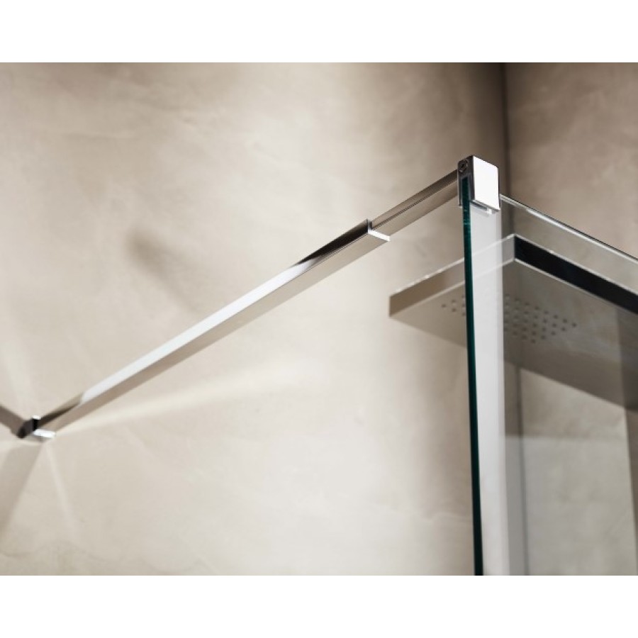  ΣΤΑΘΕΡΟ ΤΖΑΜΙ ΝΤΟΥΖΙΕΡΑΣ WALK-IN CHROME 180